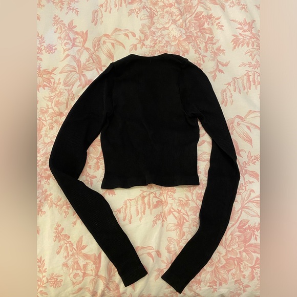 Urban outfitters black long sleeve top - Picture 3 of 4